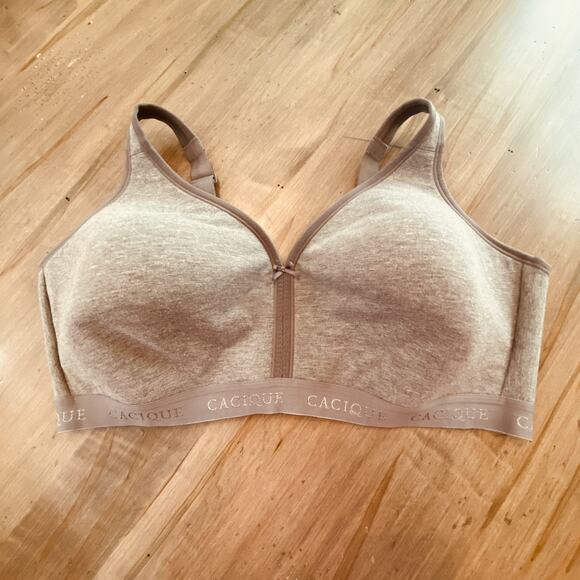 Cacique Bra Womens 44DDD Lightly Lined No Wire Comfort Soft Plus Size Intimates - Picture 1 of 6